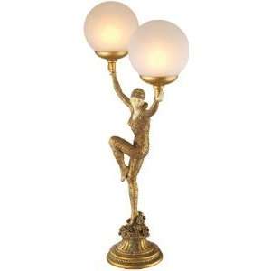  28 Art Deco Dancer Table Lamp Sculpture: Home Improvement