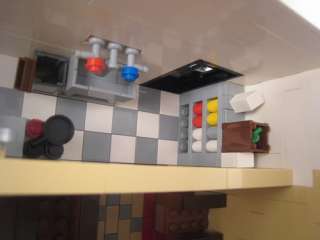 Lego Custom City Restaurant Modular INSTRUCTIONS ONLY!  