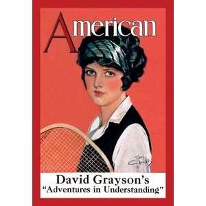  American Magazine Tennis   12x18 Gallery Wrapped Canvas 