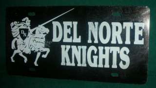 Vintage Del Norte Knights. Albuquerque, New Mexico. Metal License 