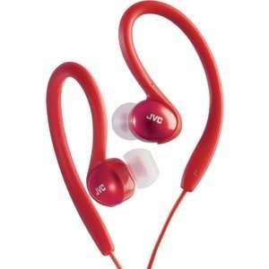  Jvc Ha Ebx5 R Sport Clip In Ear Headphones (Red) (Headphones / Clip 