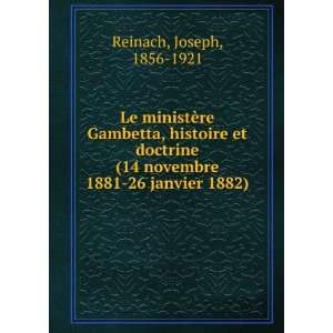  Le ministÃ¨re Gambetta, histoire et doctrine (14 