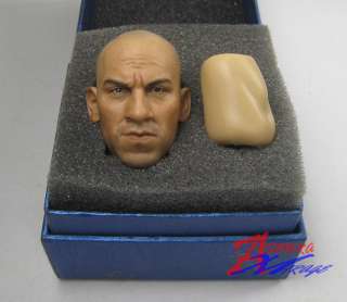   12 figure Head sculpt ToyS  Vin Diesel headplay fast & furious  