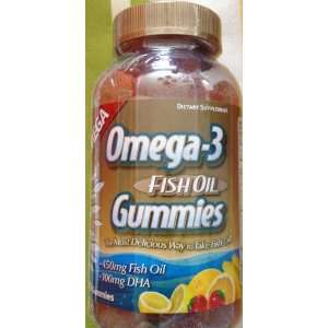  Mega Omega 3 Fish Oil Gummies, 90 Gummies, 450 mg Fish oil 