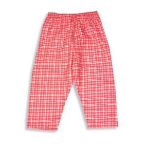     Toddler Boys Plaid Flannel Pants, Red (Size 4T) 