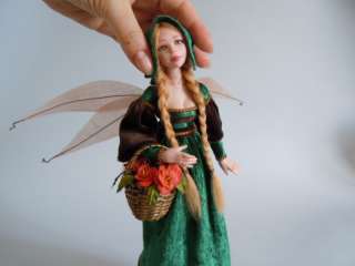 OOAK Fairy Fae Sculpture Aliana Art Doll Fantasy by Cerchio Fatato 