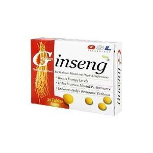  American Ginseng   Boosts Energy Levels, 30 tabs Health 