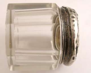 Romantic Antique Victorian Vanity Crystal Jar  