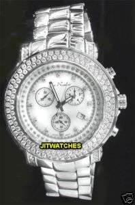 Joe Rodeo 4.75 Ct Diamond Watch JJU7 New Aqua Diamond Watches hip hop