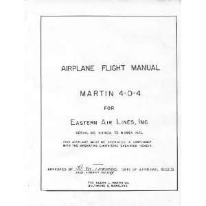    Glenn Martin 404 Aircraft Flight Manual: Glenn Martin: Books