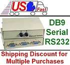 All Female} DB9 Serial RS232 2way Switch Box $SH DISC{T