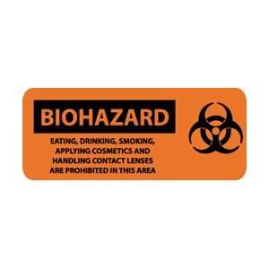 SA186P   Biohazard, Eating Drinking Smoking Applying Cosmetics, 7 X 