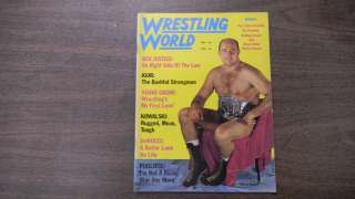 Wrestling World Magazine Verne Gagne June 1969 1130R  