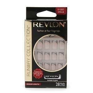  Revlon Runway Collection Glue on Nails Medium 24ct 91097 