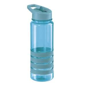   Sport Bottle with Flip Up Spout and Straw, Aqua