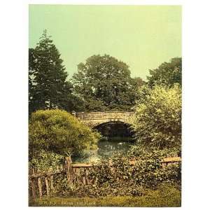 Photochrom Reprint of Penshurst Bridge, Tunbridge Wells, England 