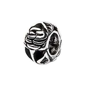   Sterling Silver Flower Spacer #4 Bead / Charm: Finejewelers: Jewelry