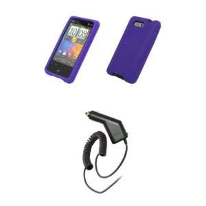  HTC Aria   Purple Soft Silicone Gel Skin Cover Case 