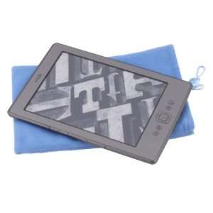  Azure Suede Fabric Sleeve Pouch Bag Case For  Kindle 