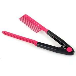  BestDealUSA Hair Straightener V Shape Comb DIY Salon 