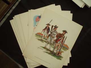 Lot (442 460) Plates Military Uniforms in America  