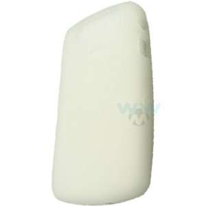 OEM Clear White Silicone Soft Skin Case Cover for Blackberry Pearl 