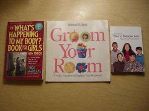 AMERICAN GIRL GROOM YOUR ROOM & 2 MORE BOOKS  