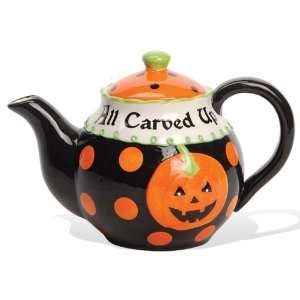   Kaldun & Bogle Too Cute Too Spook Spooky Teapot Patio, Lawn & Garden