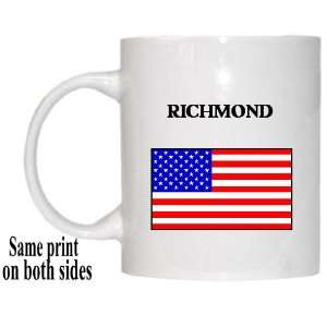  US Flag   Richmond, Virginia (VA) Mug 