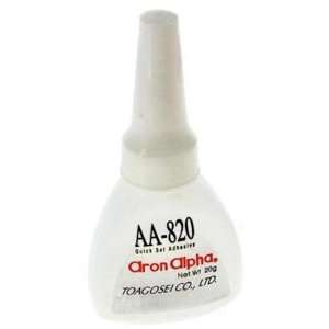 Aron Alpha AA 820 Instant Adhesive, No Run Technology, 50gm Bottle