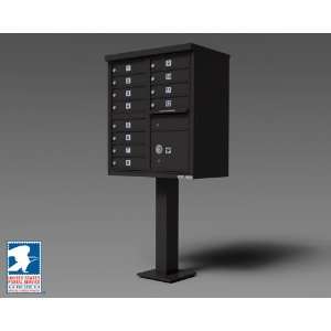  12 Door CBU Cluster Mailbox USPS Approved CBU   Bronze 