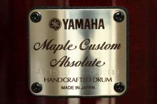 Yamaha 5 pc Absolute Maple Nouveau drums Cherry Wood red shell pack 