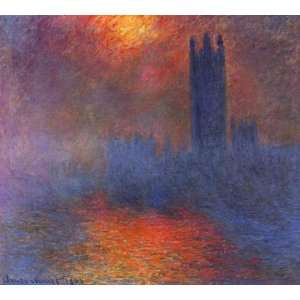 Oil Painting Reproductions, Art Reproductions, Claude Monet, Houses of 