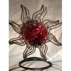   TABLE METAL ART DECO TEA LIGHT CANDLE HOLDER / Style 1: Home & Kitchen