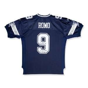 Signed Tony Romo Jersey   with Team Record 36 TDs Inscription 