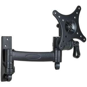   LCD Monitor/TV Articulating Single Arm Wall Mount Bracket: Electronics