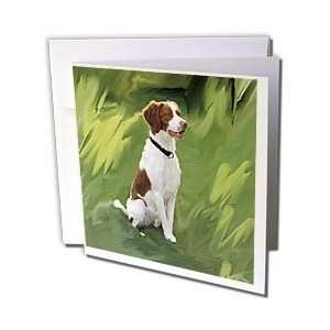  Dogs Brittany   Brittany   Greeting Cards 12 Greeting 