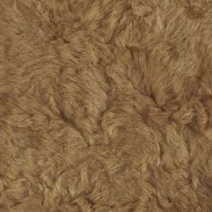   Textured Faux Fur Rich Brown Fabric By The Yard: Arts, Crafts & Sewing