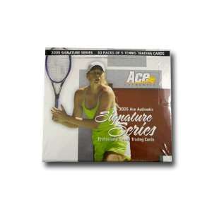  2005 Ace Signature Series Tennis Trading Cards: Sports 