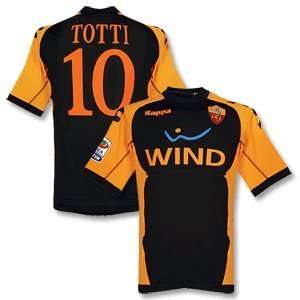 10 11 AS Roma 3rd Jersey + Totti 10 (Fan Style) + Serie A 