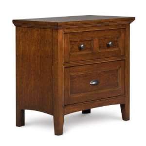  Magnussen Riley Wood Two Drawer Nightstand
