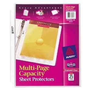  PV119XL25   Multi Page Top Loading Sheet Protector Office 