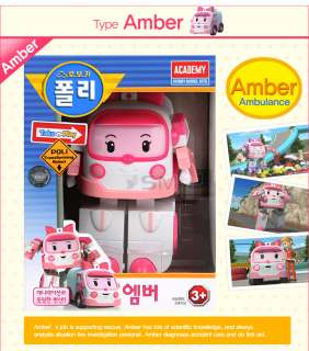   Package   Poli+Amber+Roi+Heli, Transformable Robot,Korean Animation