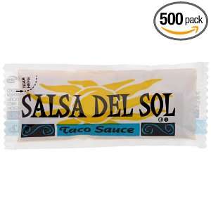 Salsa Del Sol Taco Sauce, 0.32 Ounce Single Serve Packages (Pack of 