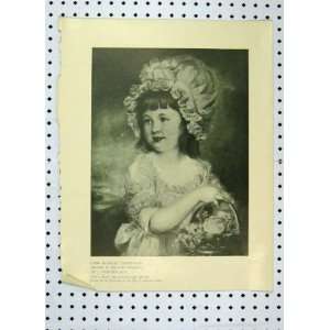   1904 Portrait Lady Harriet Cavendish Russell Old Print
