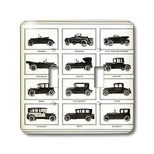Florene Vintage   Antique Cars   Light Switch Covers   double toggle 