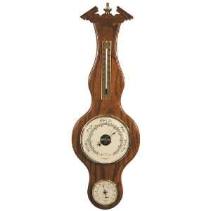  Banjo Barometer Thermometer Hygrometer in Dark Oak by West 