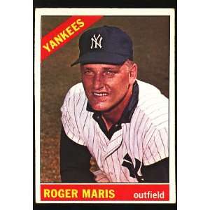 1966 Topps Roger Maris #365 Vg ex No Creases Yankees  