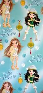 BRATZ CHRISTMAS Party gift wrap wrapping paper ANGELZ  