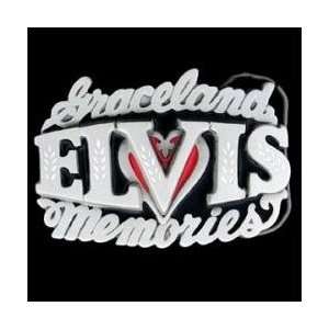 Elvis Graceland Memories Buckle